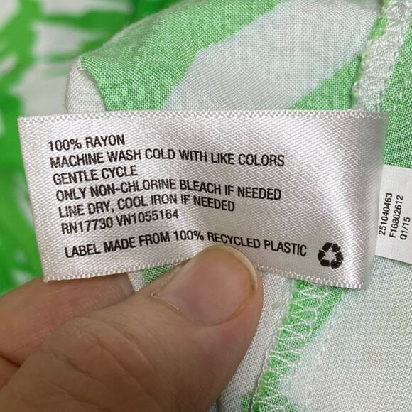 Lilly Pulitzer x Target Womens Wide Leg Pants Size XXL Tropical Palazzo Beach - Picture 7 of 11